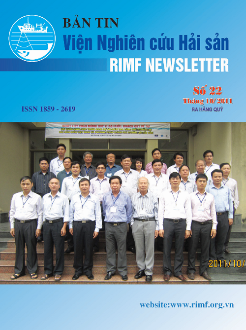 Bản tin Viện nghiên cứu Hải sản số 22 tháng 10/2011