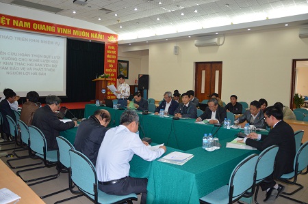 Nghiên cứu hoàn thiện đụt lưới mắt vuông cho nghề lưới kéo đáy khai thác hải sản ven bờ nhằm bảo vệ và phát triển nguồn lợi