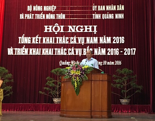 Hội nghị tổng kết khai thác cá vụ nam năm 2016 và triển khai khai thác cá vụ bắc năm 2016-2017