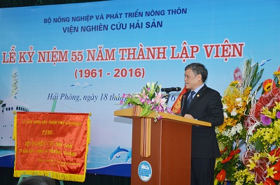 Lễ kỷ niệm 55 năm Thành lập Viện nghiên cứu Hải sản, và đón nhận Bằng khen của Thủ tướng Chính phủ.