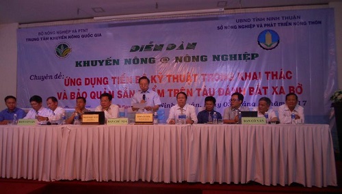 Diễn đàn ứng dụng tiến bộ kỹ thuật trong khai thác và bảo quản sản phẩm trên tàu đánh bắt xa bờ