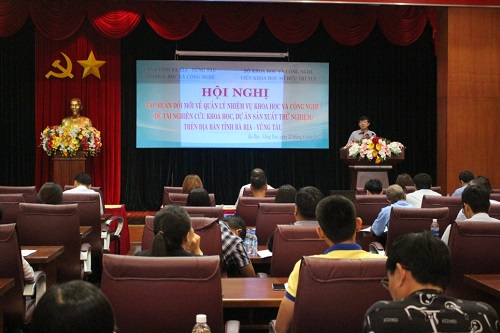 Hội nghị tập huấn đổi mới về quản lý nhiệm vụ Khoa học và Công nghệ