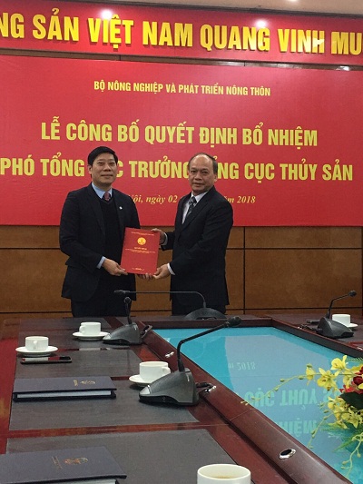 Lễ công bố Quyết định bổ nhiệm Phó Tổng cục trưởng Tổng cục Thủy sản