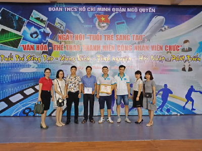 Ngày hội "Tuổi trẻ sáng tạo’’, “Văn hóa thể thao thanh niên Công nhân viên chức" Quận Ngô Quyền năm 2018.