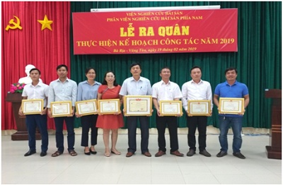 Lễ ra quân thực hiện kế hoạch năm 2019 và Tết trồng cây tại Phân Viện nghiên cứu Hải sản Phía Nam