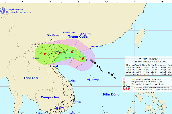 Khẩn cấp triển khai các phương án ứng phó với cơn bão số 3 