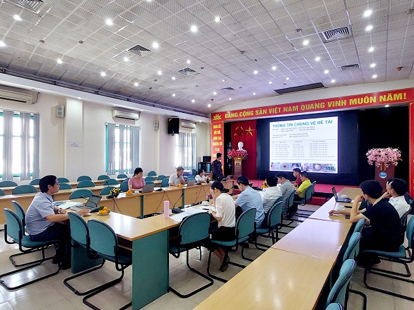 Hội nghị đánh giá nghiệm thu đề tài: “Nghiên cứu quy trình công nghệ sản xuất chế phẩm axít hữu cơ từ vi sinh vật bổ sung vào thức ăn phục vụ nuôi trồng thủy sản"