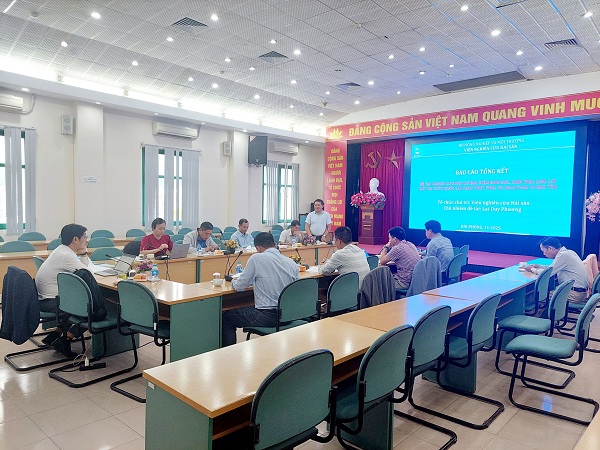 Hội nghị đánh giá nghiệm thu cơ sở đề tài: “Nghiên cứu một số đặc điểm sinh học, sinh thái loài cáy mật tại Vườn Quốc gia Xuân Thủy phục vụ khai thác và bảo tồn.”