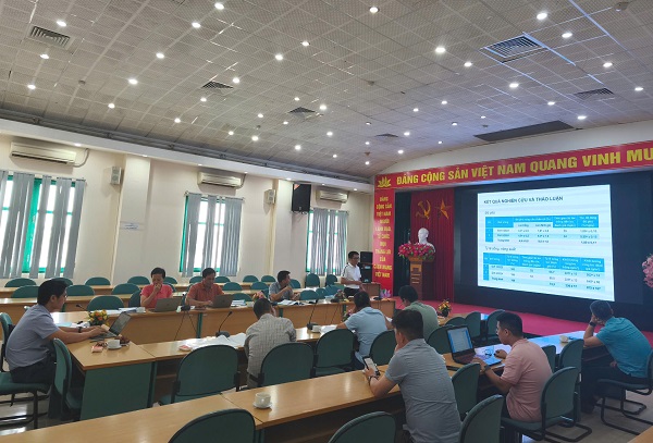 Hội nghị đánh giá nghiệm thu cơ sở đề tài KH&CN tiềm năng cấp Bộ: “Nghiên cứu khả năng trồng phục hồi rong câu chân vịt Hydropuntia eucheumatoides (Harvey) Gurgel & Fredericq, 2004”